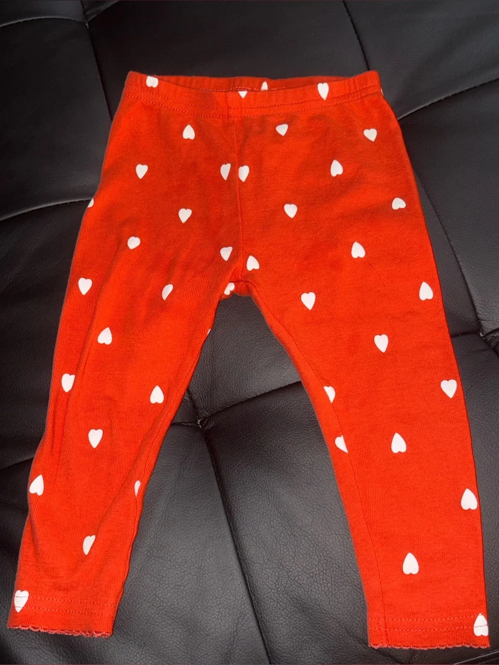 Carters bedtime Red Heart Print Leggings 12ms